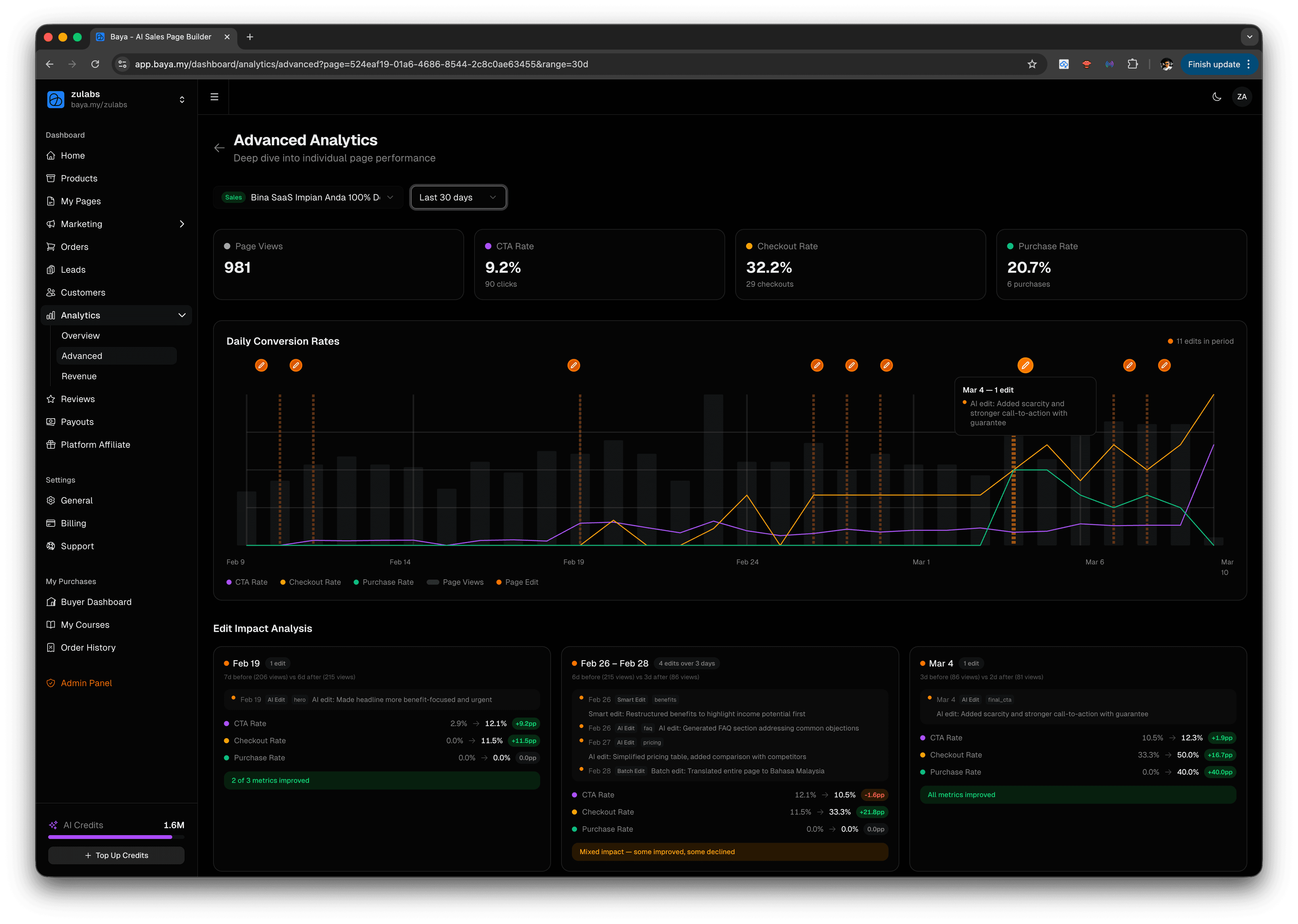 Advanced Analytics: Track Setiap Edit Dan Kesannya Pada Conversion