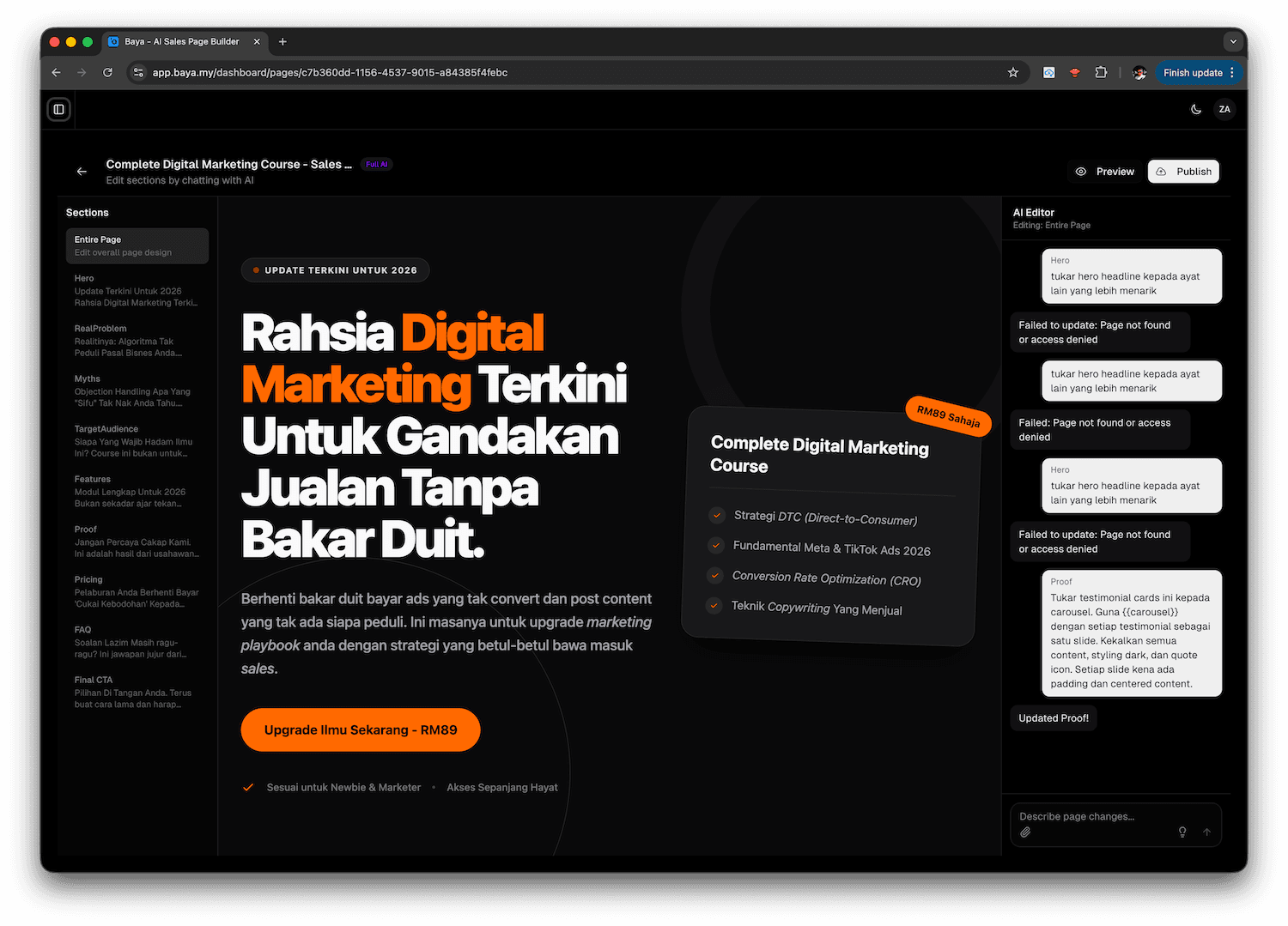 Landing Page vs Website: Mana Satu Lebih Sesuai untuk Bisnes Online Anda?
